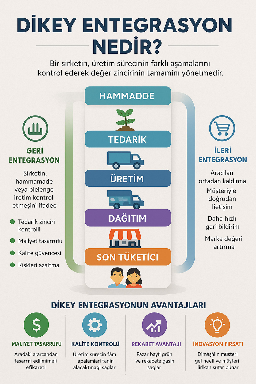 Dikey Entegrasyon ( Dikte Entegrasyon ) Nedir ?